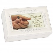 PETITE MUSIC BOX BAPTIZED IVORY HANDS