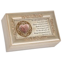 Revelation 21:4 Petite Rose Keepsake Box