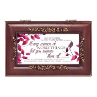 PROVERBS 31 WOMAN LEAVES ROSE