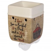 I LOVE YOU A BUSHEL AND A PECK BURLAP AP I LOVE YOU A BUSHEL AND A PECK BURLAP AP