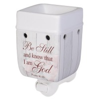 BE STILL PSALM 46:10 DISTRESSED WOOD DES