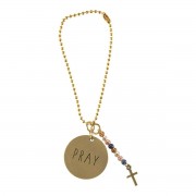 3pk -AUTO DANGLE I SAID A PRAYER ZINC AL - Pack of 3 3pk -AUTO DANGLE I SAID A PRAYER ZINC AL - Pack of 3