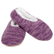 2pk -Women's Purple Knit Indoor Slipper - (Pack of 2) 2pk -Women's Purple Knit Indoor Slipper - (Pack of 2)