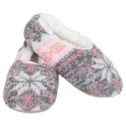 2pk -Pink Grey Nordic Snow Womens s - Medium - (Pack of 2)