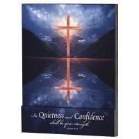 Stacked Wall Plaque In Quiet Confidence