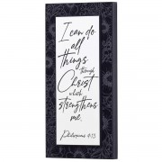2pk -I CAN DO ALL THINGS WALL PLAQUE - (Pack of 2) 2pk -I CAN DO ALL THINGS WALL PLAQUE - (Pack of 2)