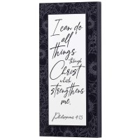 2pk -I CAN DO ALL THINGS WALL PLAQUE - (Pack of 2) 2pk -I CAN DO ALL THINGS WALL PLAQUE - (Pack of 2)