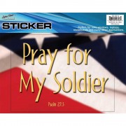 6pk -WINDOW STK-MYLAR-PRAY FOR MY - Pack of 6
