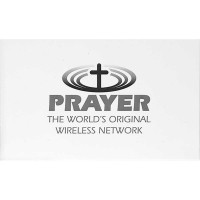 6pk -WINDOW STICKER-MYLAR-PRAYER - Pack of 6 6pk -WINDOW STICKER-MYLAR-PRAYER - Pack of 6