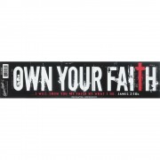 6pk -BUMP-VINYL-OWN YOUR FAITH - Pack of 6 6pk -BUMP-VINYL-OWN YOUR FAITH - Pack of 6