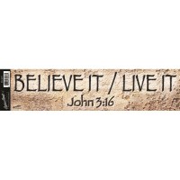 6pk -BUMP-VINYL-BELIEVE IT LIVE IT - Pack of 6