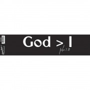 6pk -BUMP STK-MYLAR-GOD>1 JOHN 3:30 - Pack of 6 6pk -BUMP STK-MYLAR-GOD>1 JOHN 3:30 - Pack of 6