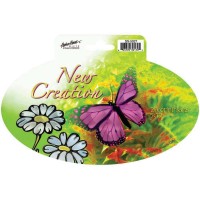 6pk -STK-HOLOGRAPH-LG-BUTTERFLY - Pack of 6