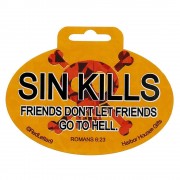 12pk -STICKER SM.HOLOGRAPHIC SIN KIL - Pack of 12 12pk -STICKER SM.HOLOGRAPHIC SIN KIL - Pack of 12