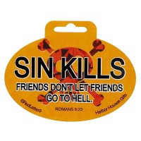 12pk -STICKER SM.HOLOGRAPHIC SIN KIL - Pack of 12
