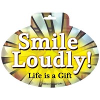 12pk -STK-HOLOGRAPH-SM-SMILE LOUDLY - Pack of 12