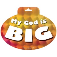 12pk -STK-HOLOGRAPH-SM-MY GOD IS BIG - Pack of 12
