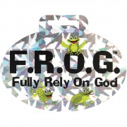 12pk -FROG SMALL HOLOGRAPH STICKER - Pack of 12 12pk -FROG SMALL HOLOGRAPH STICKER - Pack of 12