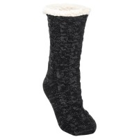 2pk -Women's Black Indoor Socks - (Pack of 2)