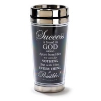 2pk -TRAV MUG SUCCESS IS FOUND IN GOD STNLS - (Pack of 2) 2pk -TRAV MUG SUCCESS IS FOUND IN GOD STNLS - (Pack of 2)