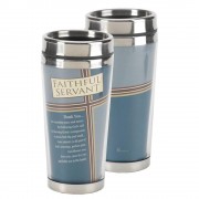 2pk -TRAV MUG FAITHFUL SERVANT-THANK YOU - (Pack of 2) 2pk -TRAV MUG FAITHFUL SERVANT-THANK YOU - (Pack of 2)