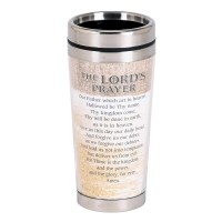 2pk -Travel Mug The Lords Prayer KJV 16 oz - (Pack of 2) 2pk -Travel Mug The Lords Prayer KJV 16 oz - (Pack of 2)