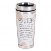 2pk -Travel Mug Sisters In Christ 16 oz - (Pack of 2)