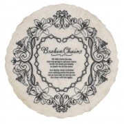2pk -Broken Chain Bereavement Stepping Stone - (Pack of 2)