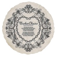 2pk -Broken Chain Bereavement Stepping Stone - (Pack of 2) 2pk -Broken Chain Bereavement Stepping Stone - (Pack of 2)