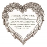 2pk -Garden Stone I Thought Of You Resin 8"W - (Pack of 2)