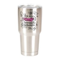 2pk -Tumbler You Are Loved 30 oz Rom.8:38-39 - (Pack of 2)