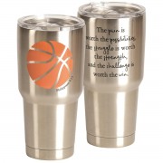 2pk -TMBLR HIS BASKETBALL STNLS STL 30OZ - (Pack of 2) 2pk -TMBLR HIS BASKETBALL STNLS STL 30OZ - (Pack of 2)