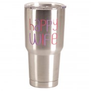 2pk -TMBLR HAPPY WIFE HAPPY LIFE STNLS STL 30 - (Pack of 2) 2pk -TMBLR HAPPY WIFE HAPPY LIFE STNLS STL 30 - (Pack of 2)