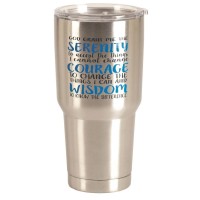 2pk -Tumbler Serenity Prayer Stainless 30 oz - (Pack of 2)
