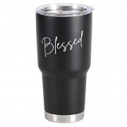 2pk -Tumbler Blessed Black 30 oz - (Pack of 2) 2pk -Tumbler Blessed Black 30 oz - (Pack of 2)
