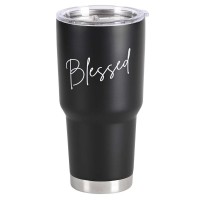 2pk -Tumbler Blessed Black 30 oz - (Pack of 2) 2pk -Tumbler Blessed Black 30 oz - (Pack of 2)