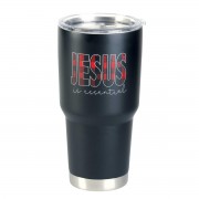 2pk -JESUS IS ESSENTIAL TUMBLER BLACK 30 OZ - (Pack of 2) 2pk -JESUS IS ESSENTIAL TUMBLER BLACK 30 OZ - (Pack of 2)