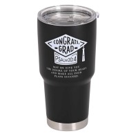 2pk -Tumbler Congrats Grad Psalm 20:4 30 oz - (Pack of 2)