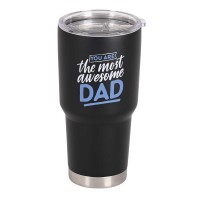 2pk -Tumbler Most Awesome Dad Black 30 oz - (Pack of 2) 2pk -Tumbler Most Awesome Dad Black 30 oz - (Pack of 2)