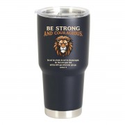 2pk -Tumbler Lion Be Strong Courageous Black - (Pack of 2) 2pk -Tumbler Lion Be Strong Courageous Black - (Pack of 2)