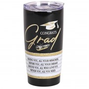 2pk -Tumbler Congrats Grad Black 20oz - (Pack of 2) 2pk -Tumbler Congrats Grad Black 20oz - (Pack of 2)