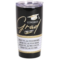 2pk -Tumbler Congrats Grad Black 20oz - (Pack of 2) 2pk -Tumbler Congrats Grad Black 20oz - (Pack of 2)