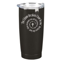 2pk -TMBLR FOR I KNOW JER.29:11 SS BLACK 20OZ - (Pack of 2)