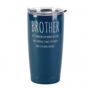 2pk -BROTHER NAVY TUMBLER 20 OZ - (Pack of 2)