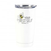 2pk -TUMBLER BEE YOUR VERY BEST SELF WHITE - (Pack of 2) 2pk -TUMBLER BEE YOUR VERY BEST SELF WHITE - (Pack of 2)