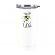 2pk -TUMBLER YOU ARE BEE YOUTIFUL WHITE - (Pack of 2) 2pk -TUMBLER YOU ARE BEE YOUTIFUL WHITE - (Pack of 2)