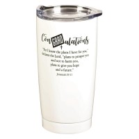 2pk -Tumbler Graduation I Know White 20 oz - (Pack of 2) 2pk -Tumbler Graduation I Know White 20 oz - (Pack of 2)