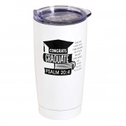 2pk -Tumbler Congrats Graduate 20 oz White - (Pack of 2) 2pk -Tumbler Congrats Graduate 20 oz White - (Pack of 2)