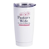 2pk -Tumbler Pastors Wife White 20 Oz - (Pack of 2) 2pk -Tumbler Pastors Wife White 20 Oz - (Pack of 2)