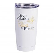 2pk -Tumbler Give Thanks To The Lord 20 Oz - (Pack of 2) 2pk -Tumbler Give Thanks To The Lord 20 Oz - (Pack of 2)